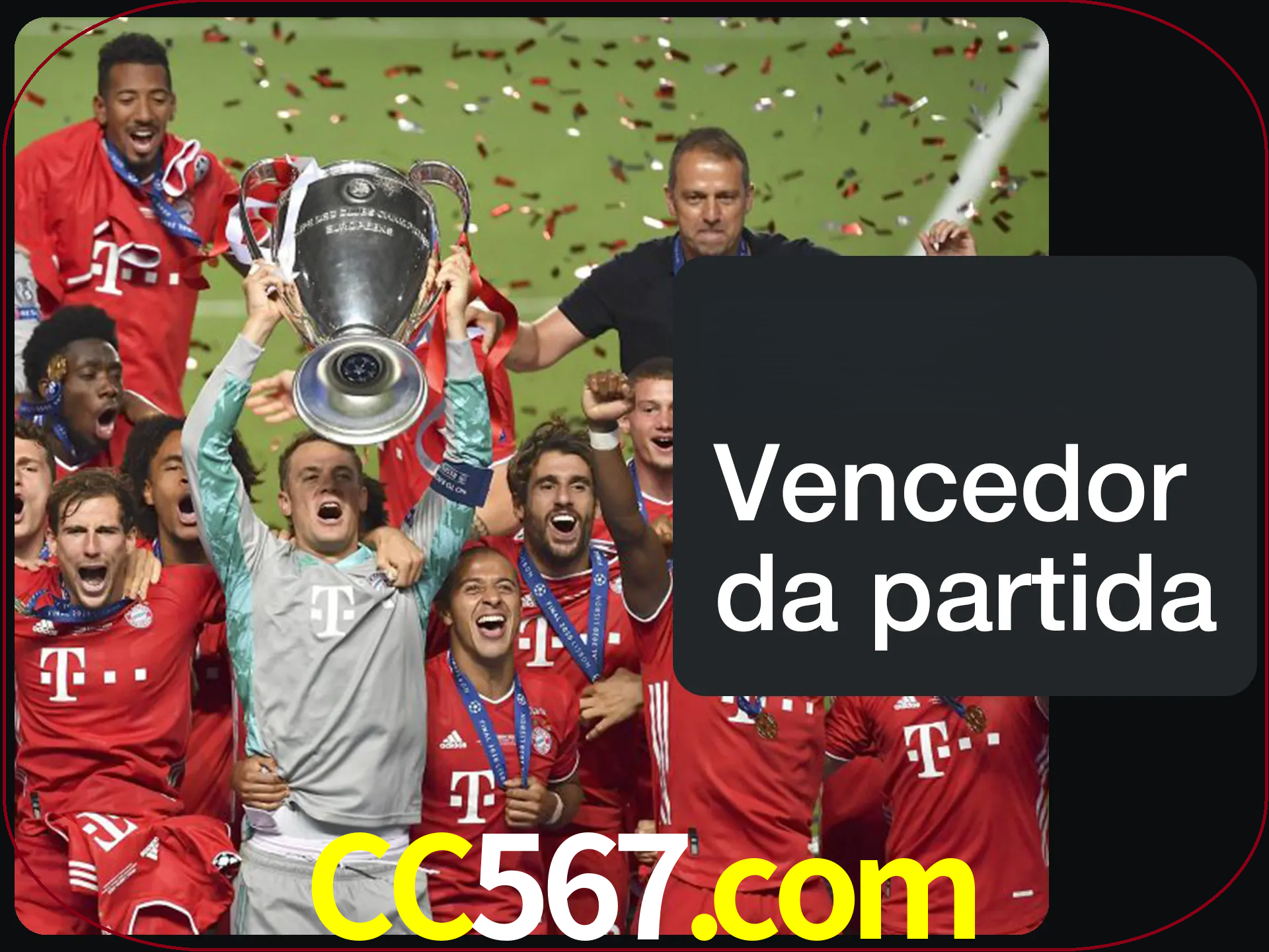 Aposte no vencedor e ganhe uma grande quantia de dinheiro.